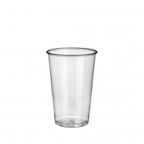100 vasos de plástico, 0,3 l diámetro 7,8 cm · 11,3 cm transparente