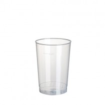 40 vasos de plástico, 0,2 l diámetro 6,8 cm · 9,8 cm translúcido irrompible - Pepebar 40 vasos de plástico, 0,2 l diámetro 6,8 cm · 9,8 cm translúcido irrompible