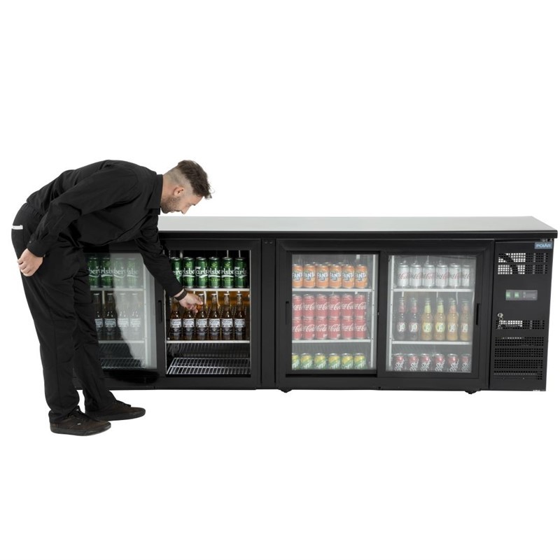 Comprar Botellero expositor refrigerado trasbarra 288 botellas Polar CS103 en Pepebar