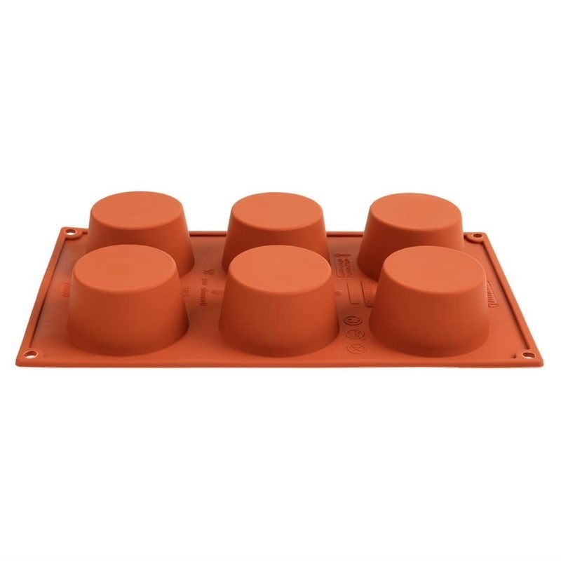 Comprar Molde de silicona x6 muffins Pavoni N933 en Pepebar