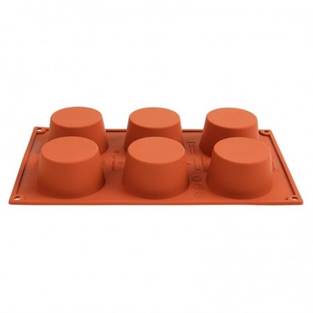 Comprar Molde de silicona x6 muffins Pavoni N933 en Pepebar