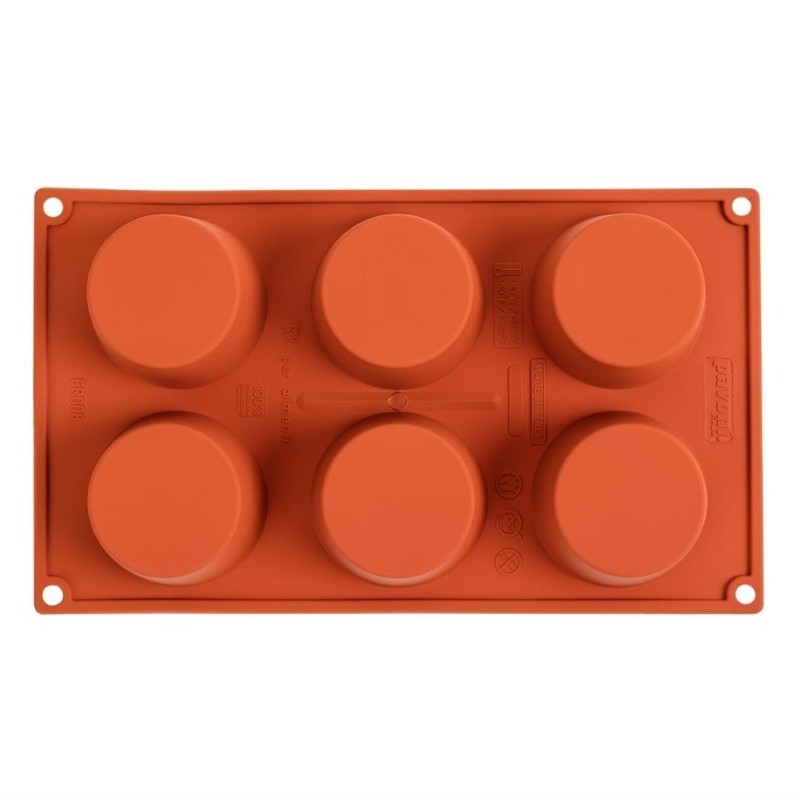 Comprar Molde de silicona x6 muffins Pavoni N933 en Pepebar