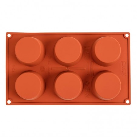 Comprar Molde de silicona x6 muffins Pavoni N933 en Pepebar