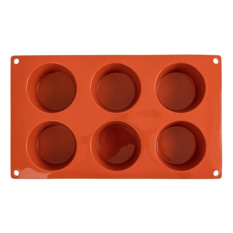 Comprar Molde de silicona x6 muffins Pavoni N933 en Pepebar