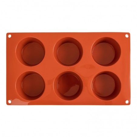Comprar Molde de silicona x6 muffins Pavoni N933 en Pepebar
