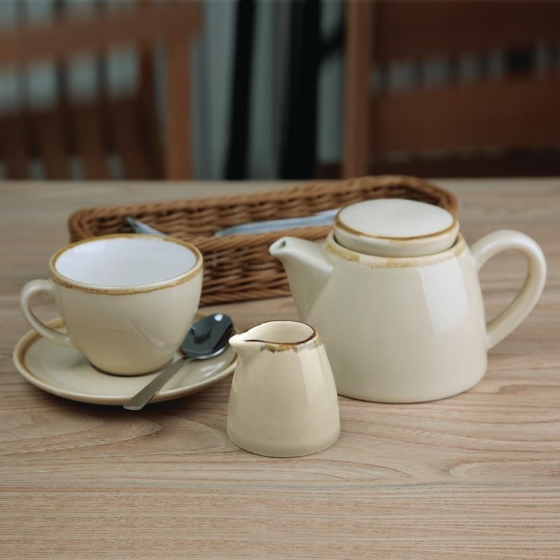 Comprar Taza café con leche 230 ml estilo arena vidriado 6 ud GP330 en Pepebar