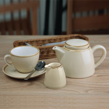 Comprar Taza café con leche 230 ml estilo arena vidriado 6 ud GP330 en Pepebar