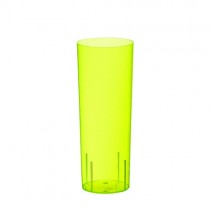 10 Vasos tubo, 0,3 l diámetro 5,85 cm · 15,2 cm amarillo