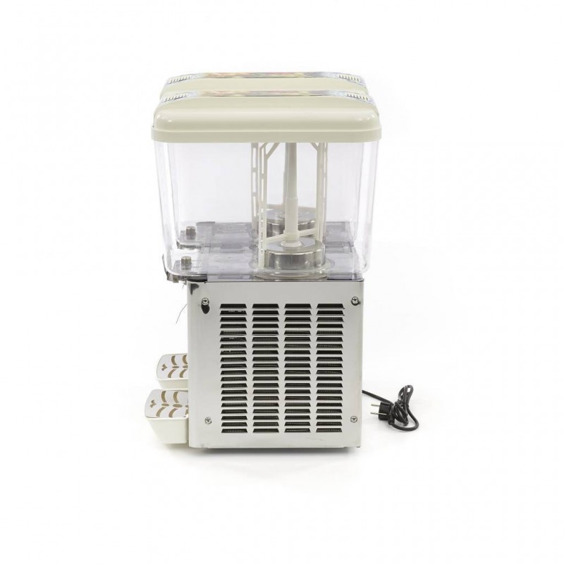 Comprar Dispensador de bebidas 2 x 18 litros eléctrico con mecanismo de agitación en Pepebar