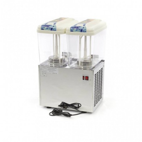 Comprar Dispensador de bebidas 2 x 18 litros eléctrico con mecanismo de agitación en Pepebar