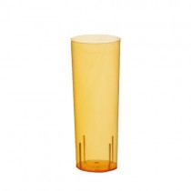 10 Vasos tubo, 0,3 l diámetro 5,85 cm · 15,2 cm naranja - Pepebar 10 Vasos tubo, 0,3 l diámetro 5,85 cm · 15,2 cm naranja