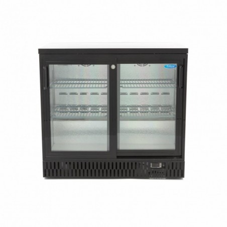 Comprar Frigorífico para bebidas 227 litros 2 puertas correderas 4 estantes ajustables en Pepebar