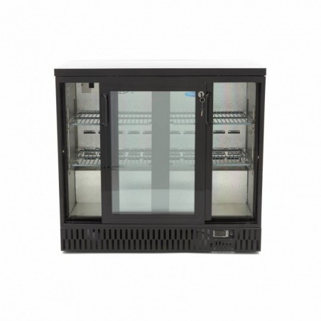 Comprar Frigorífico para bebidas 227 litros 2 puertas correderas 4 estantes ajustables en Pepebar