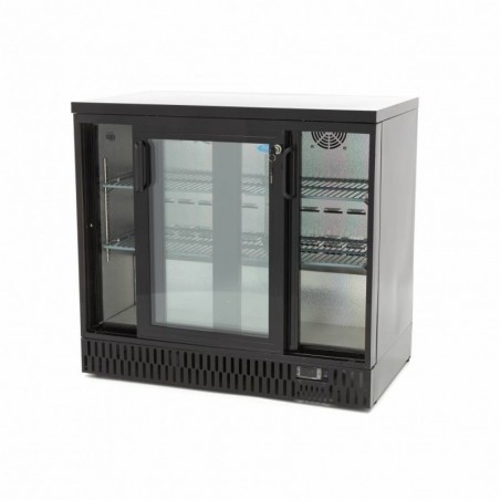 Comprar Frigorífico para bebidas 227 litros 2 puertas correderas 4 estantes ajustables en Pepebar