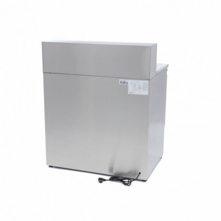 Comprar Mesa refrigerada de preparación 90 cm 2 puertas para 5 x 1/6 gn con tapa de acero inoxidable en Pepebar