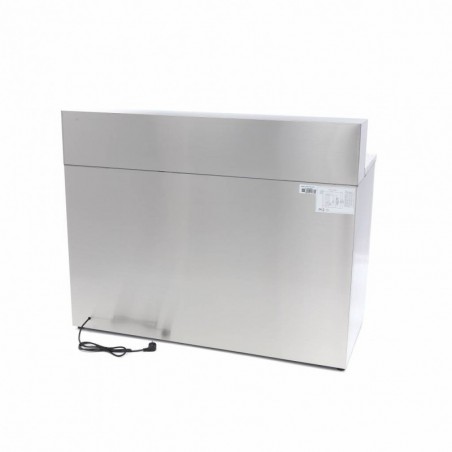 Comprar Mesa refrigerada de preparación 137 cm 3 puertas para 8 x 1/6 gn con tapa de acero inoxidable en Pepebar