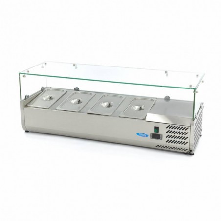 Comprar Vitrina refrigerada 120 cm para 4 x 1/3 gn en Pepebar
