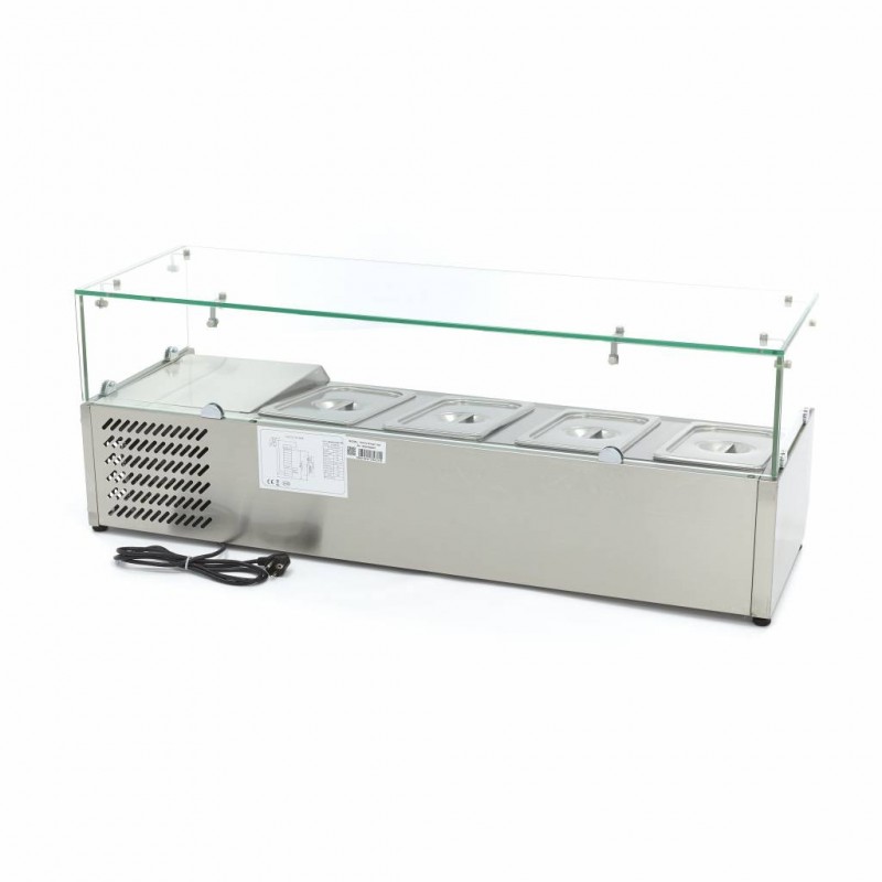 Comprar Vitrina refrigerada 120 cm para 4 x 1/3 gn en Pepebar