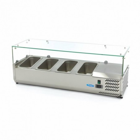 Comprar Vitrina refrigerada 120 cm para 4 x 1/3 gn en Pepebar