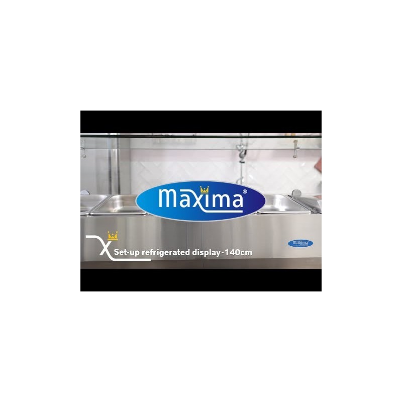 Comprar Vitrina refrigerada 120 cm para 4 x 1/3 gn en Pepebar