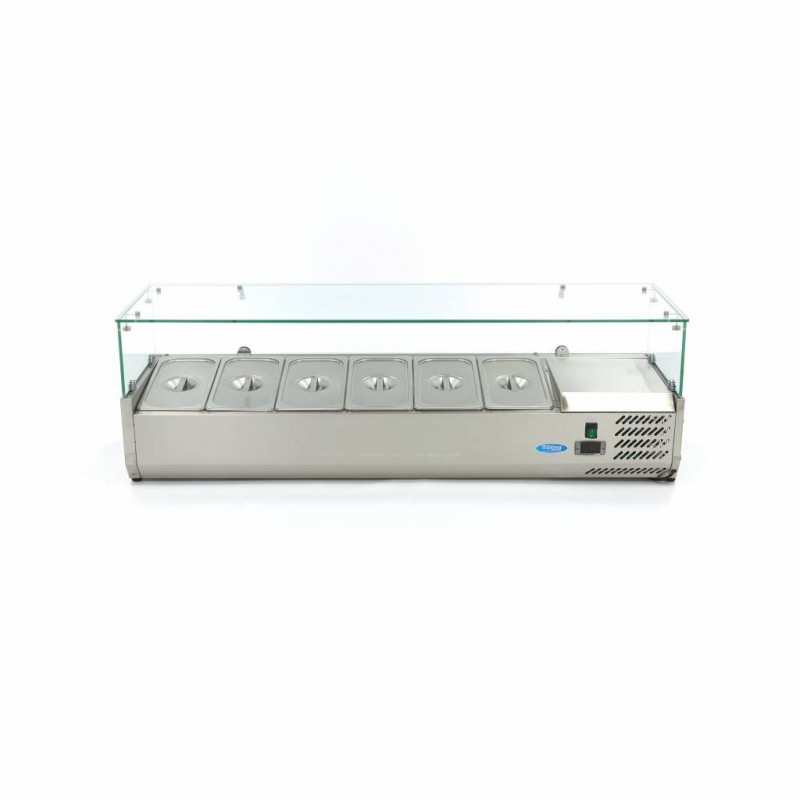 Comprar Vitrina refrigerada 140 cm para 6 x 1/3 gn en Pepebar