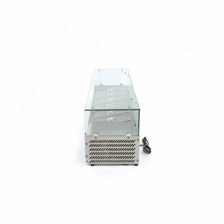 Vitrina refrigerada 150 cm para 6 x 1/3 gn Comprar Vitrina refrigerada 150 cm para 6 x 1/3 gn en Pepebar