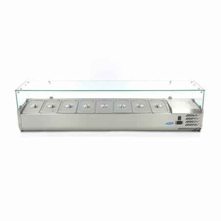 Comprar Vitrina refrigerada 180 cm para 8 x 1/3 gn en Pepebar