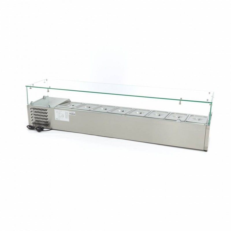 Comprar Vitrina refrigerada 180 cm para 8 x 1/3 gn en Pepebar