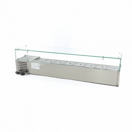Comprar Vitrina refrigerada 180 cm para 8 x 1/3 gn en Pepebar