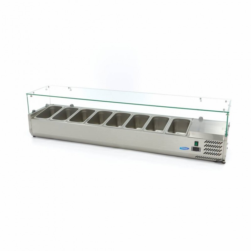 Comprar Vitrina refrigerada 180 cm para 8 x 1/3 gn en Pepebar