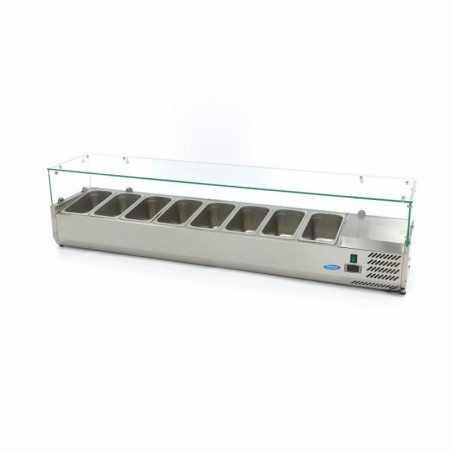 Comprar Vitrina refrigerada 180 cm para 8 x 1/3 gn en Pepebar