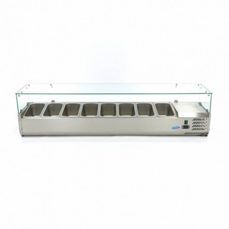 Comprar Vitrina refrigerada 180 cm para 8 x 1/3 gn en Pepebar