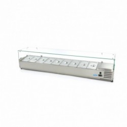 Vitrina refrigerada 200 cm para 9 x 1/3 gn