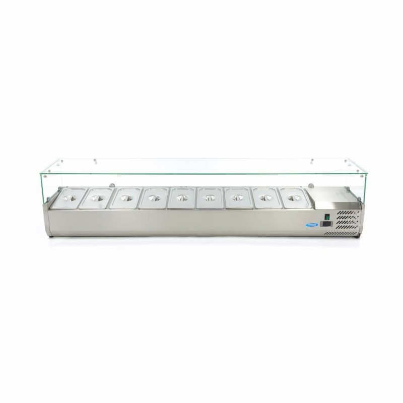 Comprar Vitrina refrigerada 200 cm para 9 x 1/3 gn en Pepebar