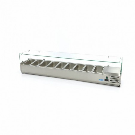 Comprar Vitrina refrigerada 200 cm para 9 x 1/3 gn en Pepebar