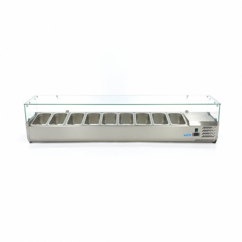 Comprar Vitrina refrigerada 200 cm para 9 x 1/3 gn en Pepebar