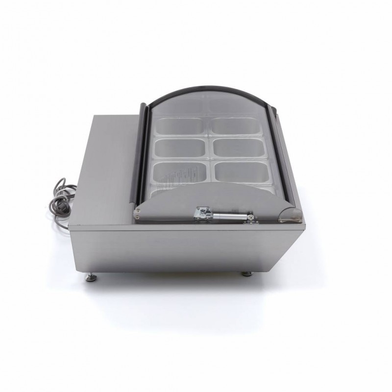 Comprar Saladette 67 litros con 8 x 1/6 gn modelo de sobremesa en Pepebar