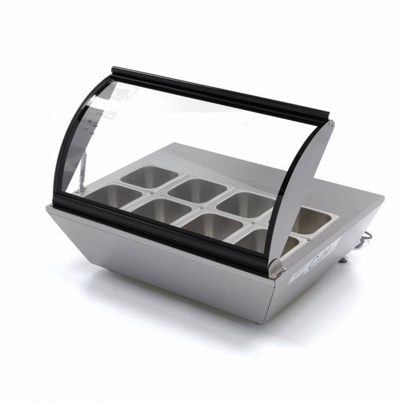 Comprar Saladette 67 litros con 8 x 1/6 gn modelo de sobremesa en Pepebar