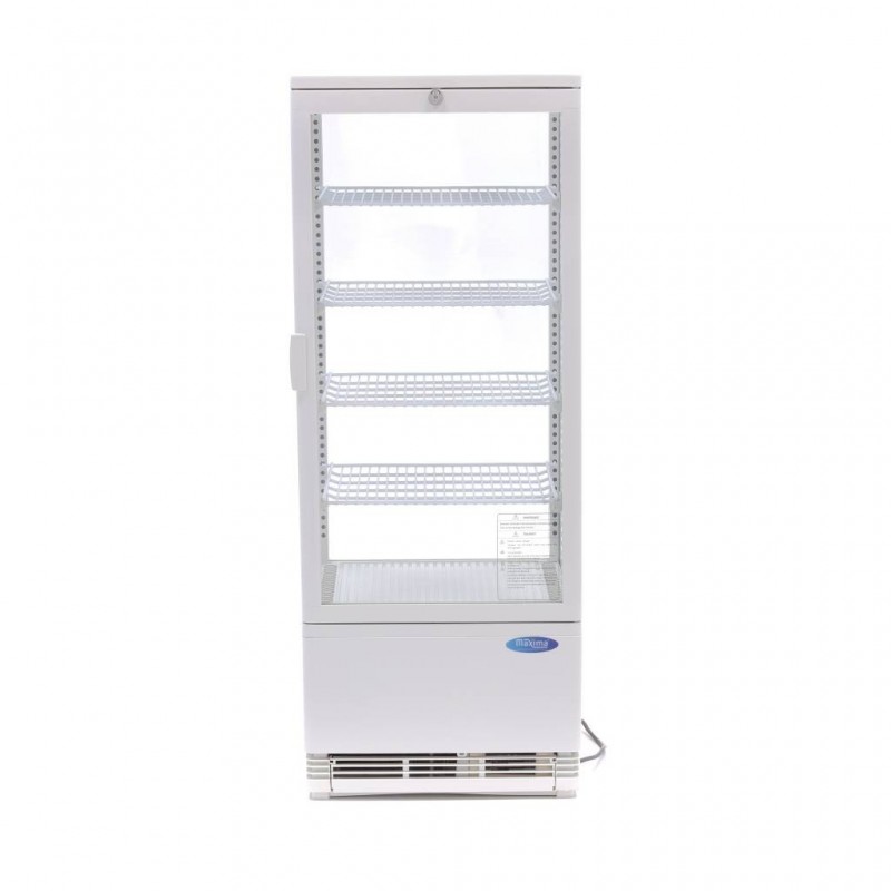 Comprar Vitrina refrigerada 98 litros 43 cm blanco en Pepebar
