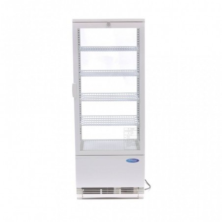 Comprar Vitrina refrigerada 98 litros 43 cm blanco en Pepebar