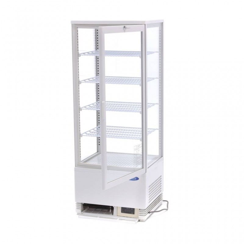 Comprar Vitrina refrigerada 98 litros 43 cm blanco en Pepebar