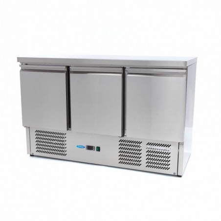 Comprar Mostrador refrigerado 400 litros 137 cm 3 puertas en Pepebar