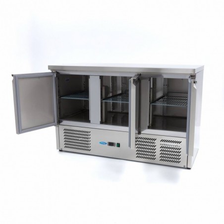 Comprar Mostrador refrigerado 400 litros 137 cm 3 puertas en Pepebar