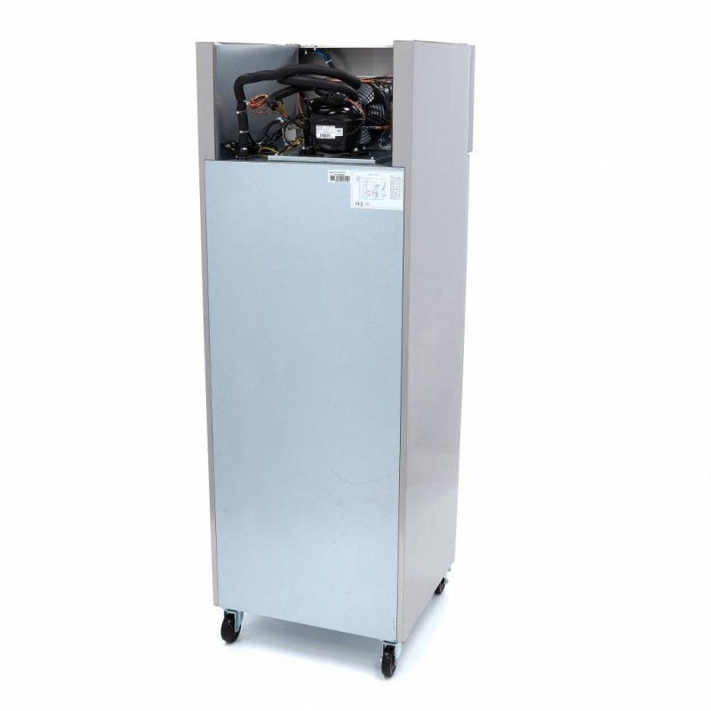 Comprar Frigorífico 400 litros 3 estantes ajustables 1/1 gn con ruedas y estantes en Pepebar
