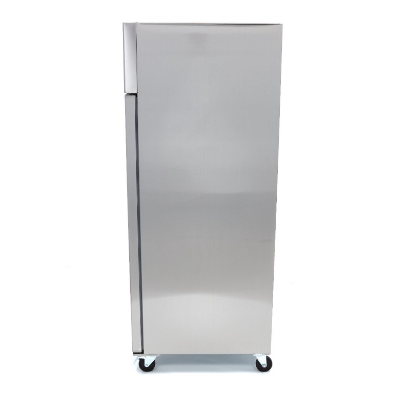 Comprar Frigorífico 600 litros 3 estantes ajustables 2/1 gn con ruedas y estantes en Pepebar