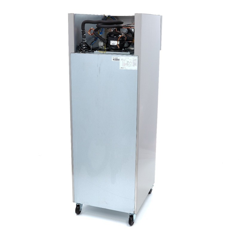 Comprar Frigorífico 600 litros 3 estantes ajustables 2/1 gn con ruedas y estantes en Pepebar