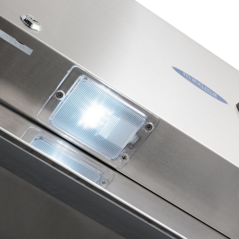 Comprar Frigorífico 600 litros 3 estantes ajustables 2/1 gn con ruedas y estantes en Pepebar