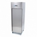 Congelador 400 litros 3 estantes ajustables 1/1 gn con ruedas y estantes