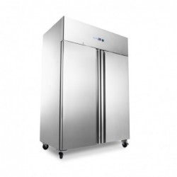 Congelador 1200 litros 6 estantes ajustables 2/1 gn con ruedas y estantes