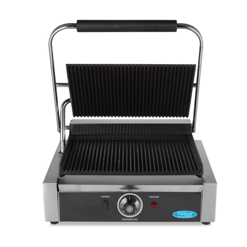 Comprar Grill de contacto ranurado placa grill individual 33,5 cm en Pepebar